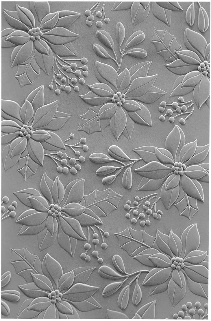 Spellbinders Scenic Poinsettias 3D Embossing Folder - Image 2
